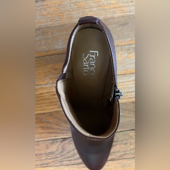Franco Sarto burgundy bootie (Dante) size 8.5 - Picture 2 of 4
